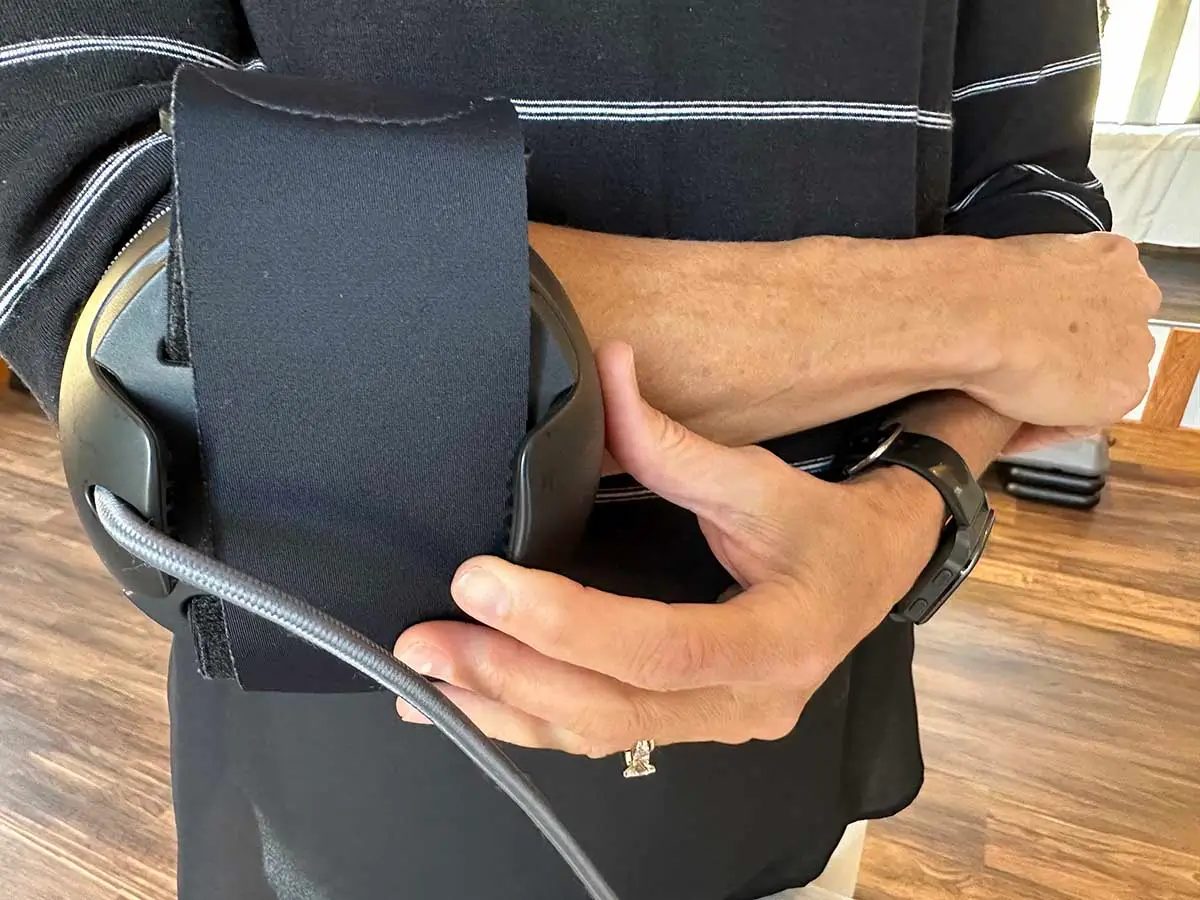 BEMER therapy applicator in use at Wellness Origin Spa