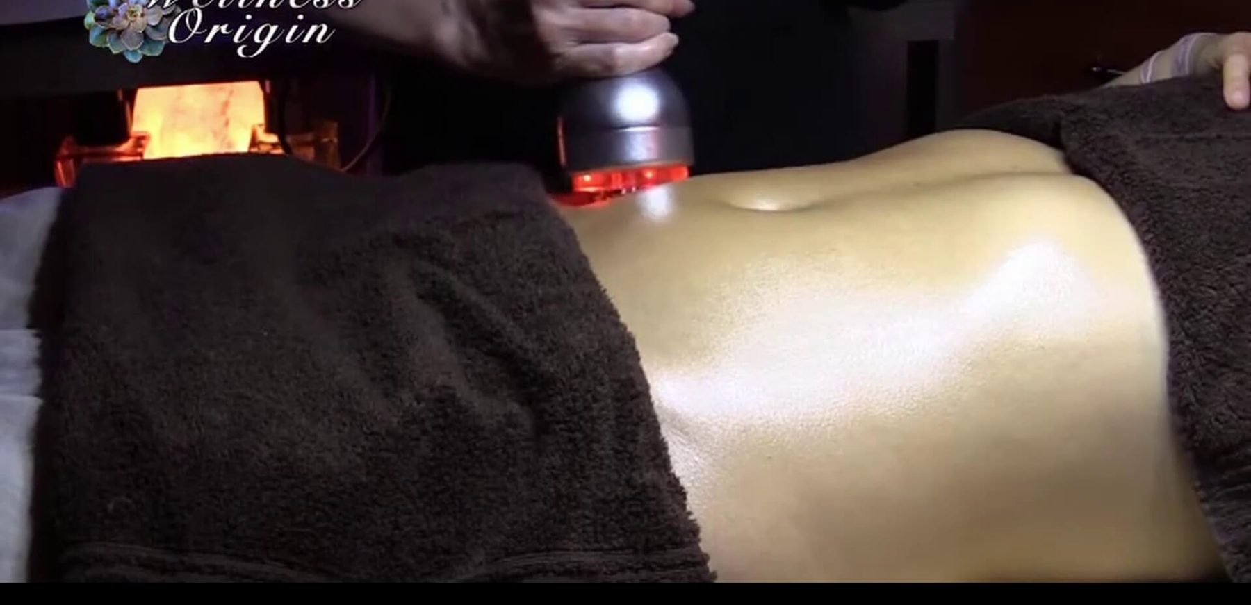 Body contouring session in progress at Wellness Origin Spa